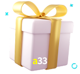 Receba seus bônus de boas-vindas no a33
