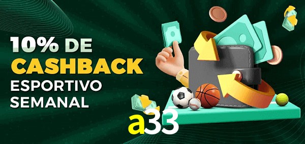 10% de bônus de cashback na a33