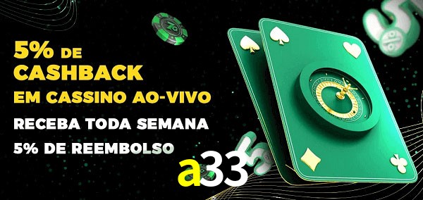 Promoções do cassino ao Vivo a33